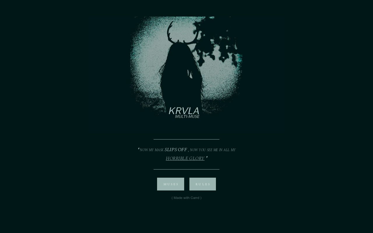 Carrd profile picture for @krla